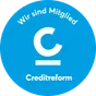 Siegel: Wir sind Mitglied bei Creditreform